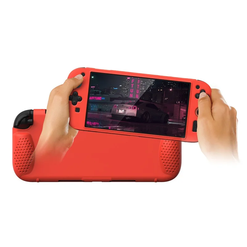 DOBE TNS-5171 For Nintendo Switch 2 Game Console Silicone Case Full Body Protection Cover - Red