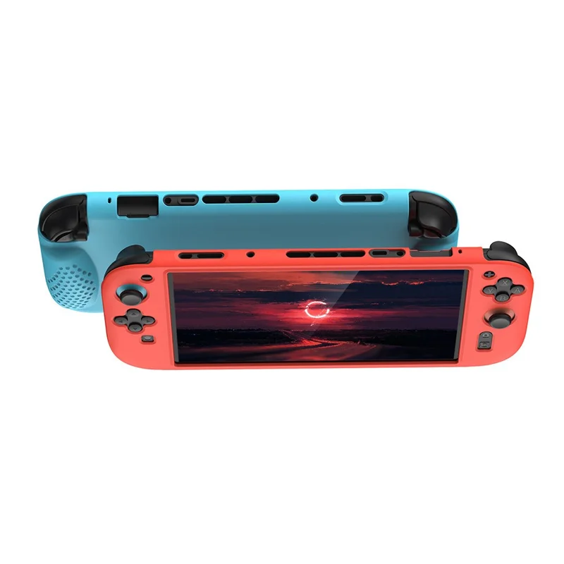 DOBE TNS-5171 For Nintendo Switch 2 Game Console Silicone Case Full Body Protection Cover - Red