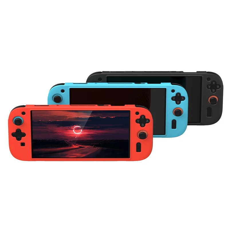 DOBE TNS-5171 For Nintendo Switch 2 Game Console Silicone Case Full Body Protection Cover - Red
