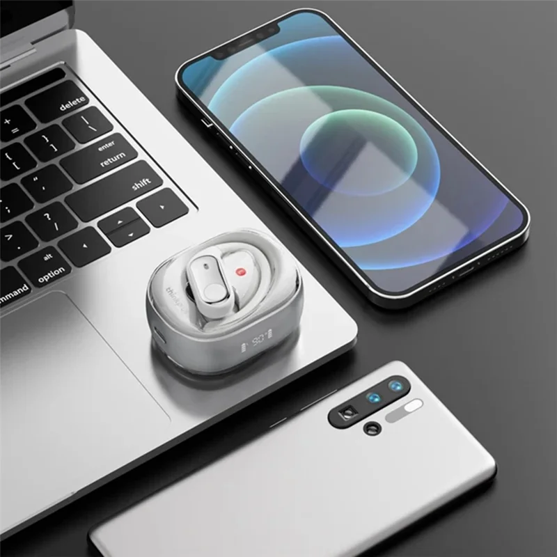 For LENOVO ThinkPlus LP79 Open Ear Wireless Earbuds Bluetooth-compatible True Wireless Headphones - Beige