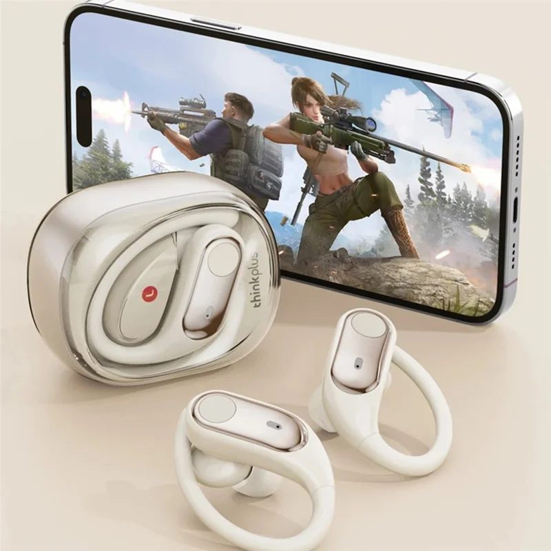 For LENOVO ThinkPlus LP79 Open Ear Wireless Earbuds Bluetooth-compatible True Wireless Headphones - White