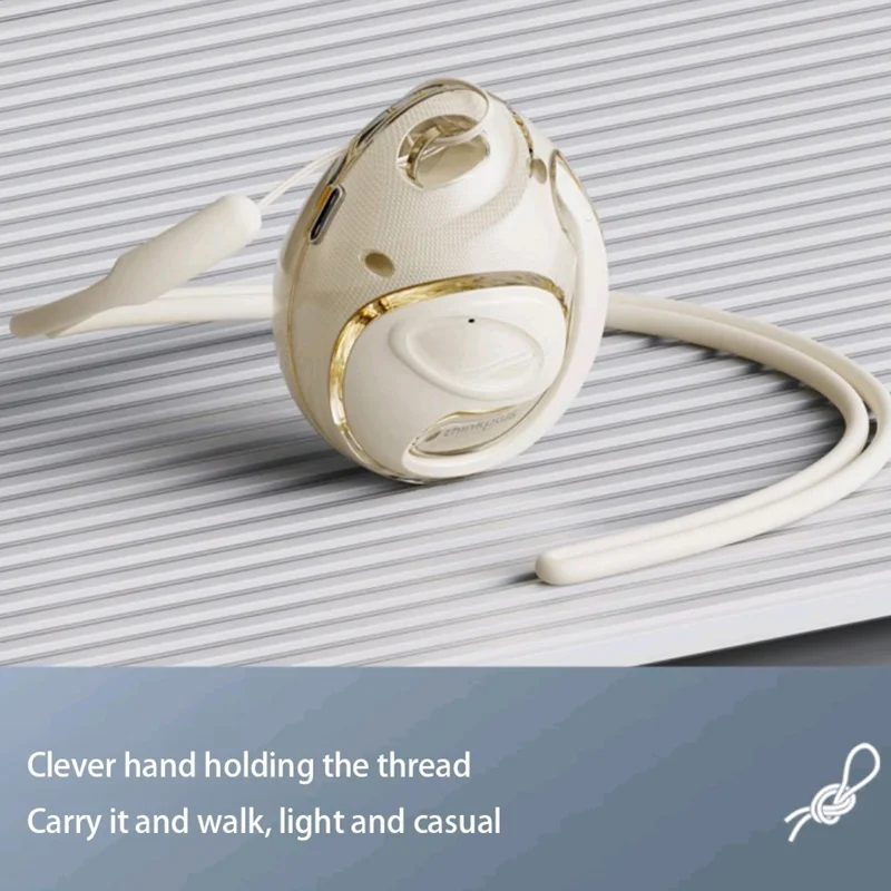 For LENOVO ThinkPlus X15proII Open Ear Bluetooth-compatible 5.4 Wireless Earbuds Ear Hook Sports Earphones - Beige