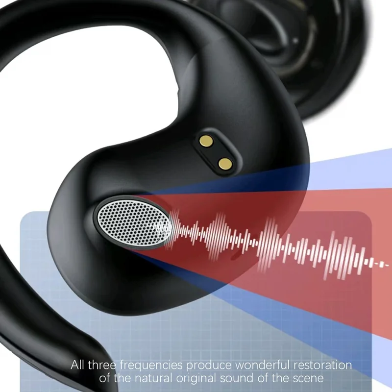 For LENOVO ThinkPlus X15proII Open Ear Bluetooth-compatible 5.4 Wireless Earbuds Ear Hook Sports Earphones - Beige