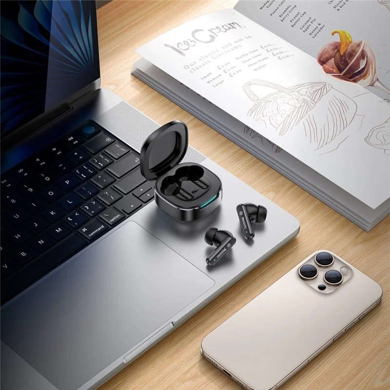 YESIDO TWS37 Wireless Bluetooth-compatible Earbuds ANC + ENC Noise Reduction Smart Touch Control Earphones