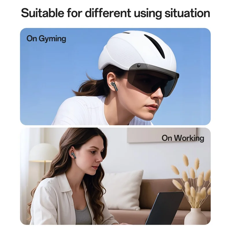 YESIDO TWS37 Wireless Bluetooth-compatible Earbuds ANC + ENC Noise Reduction Smart Touch Control Earphones