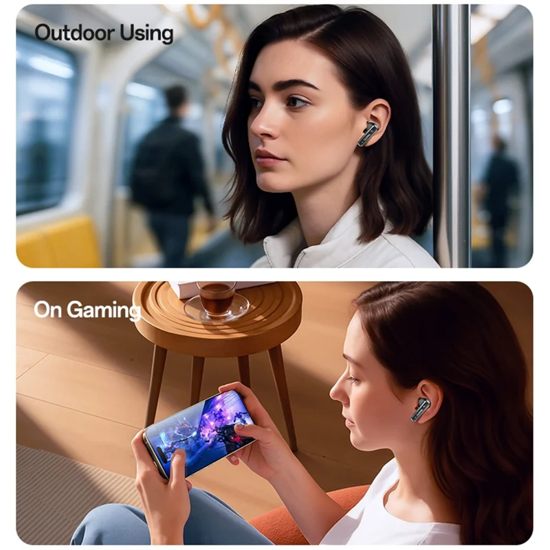 YESIDO TWS37 Wireless Bluetooth-compatible Earbuds ANC + ENC Noise Reduction Smart Touch Control Earphones