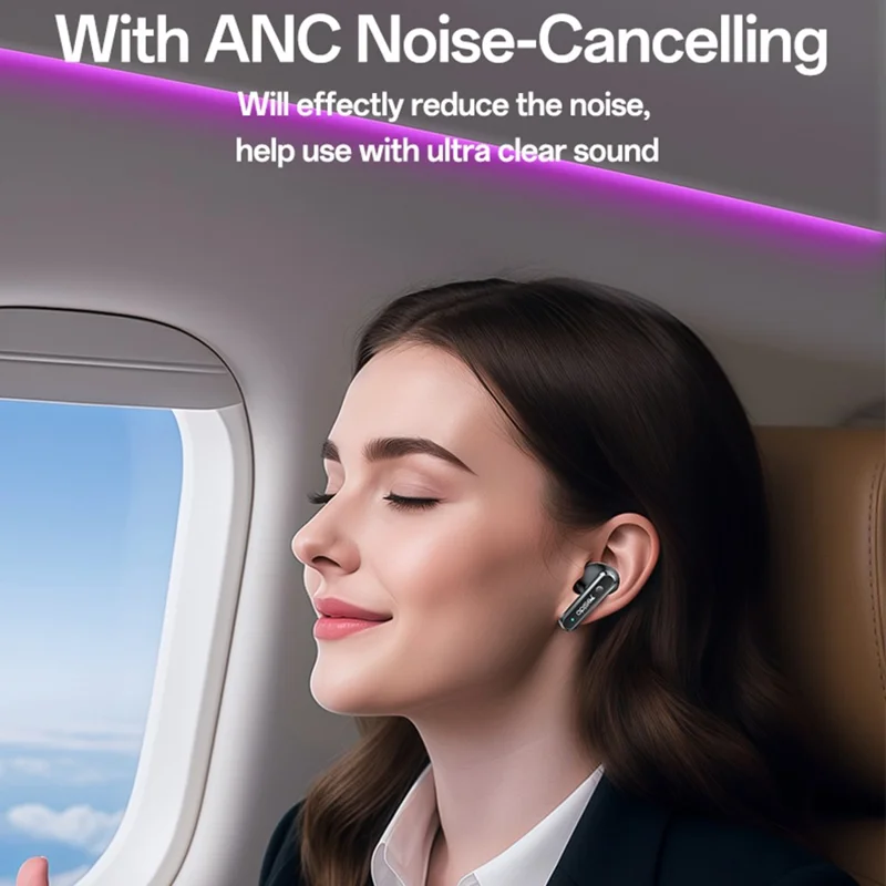 YESIDO TWS37 Wireless Bluetooth-compatible Earbuds ANC + ENC Noise Reduction Smart Touch Control Earphones