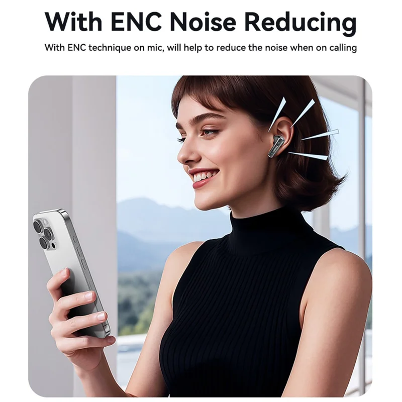 YESIDO TWS37 Wireless Bluetooth-compatible Earbuds ANC + ENC Noise Reduction Smart Touch Control Earphones