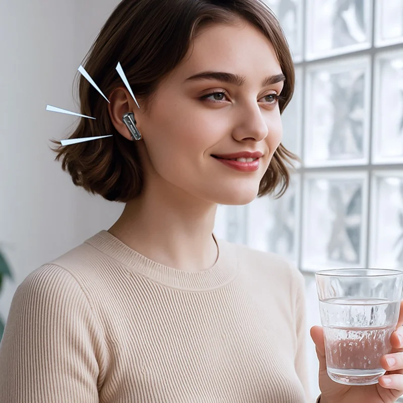 YESIDO TWS37 Wireless Bluetooth-compatible Earbuds ANC + ENC Noise Reduction Smart Touch Control Earphones