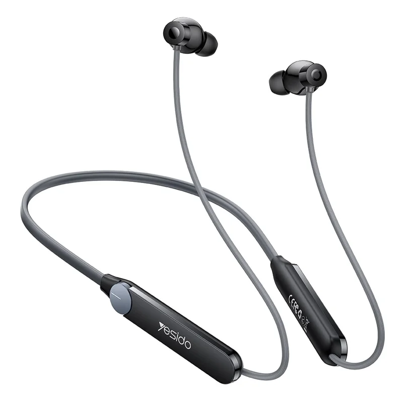 YESIDO YSP30 Neckband Bluetooth-compatible Earphones In Ear Wireless Headphones with Rotary Knob