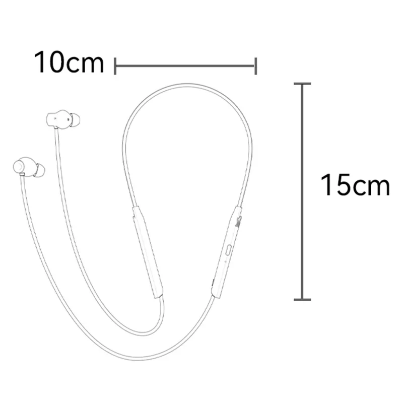 YESIDO YSP30 Neckband Bluetooth-compatible Earphones In Ear Wireless Headphones with Rotary Knob
