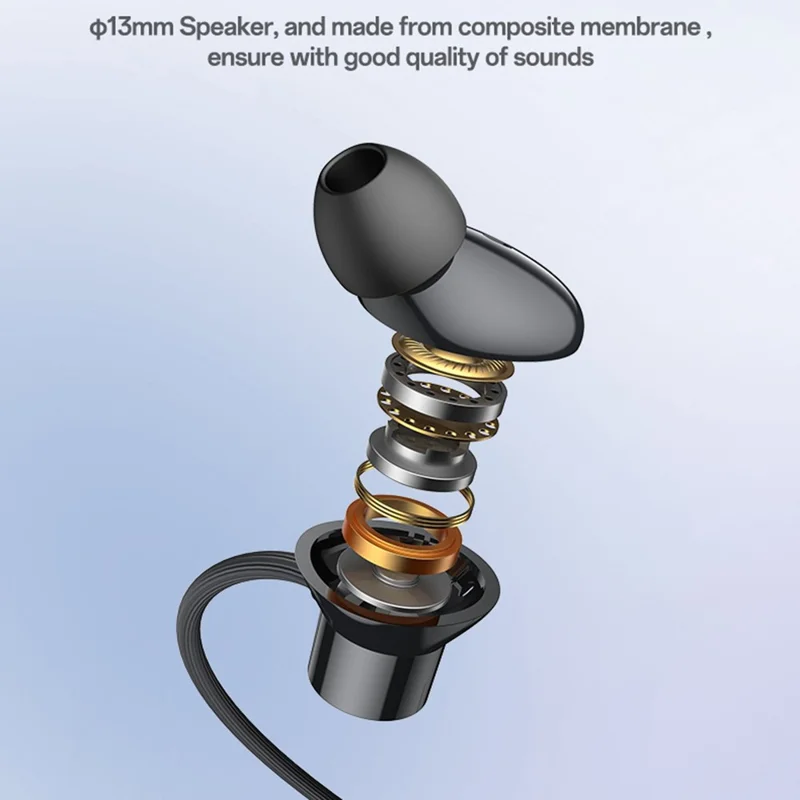 YESIDO YSP30 Neckband Bluetooth-compatible Earphones In Ear Wireless Headphones with Rotary Knob