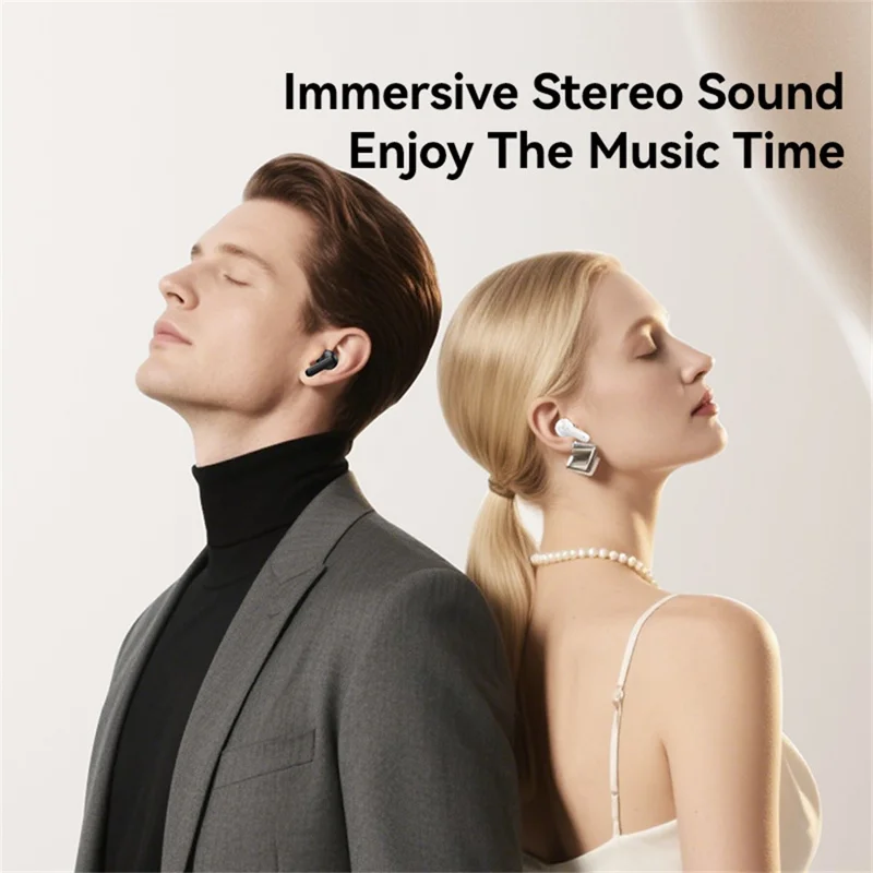 USAMS Echo E05 In-Ear Wireless Earphones Stable 13mm Dynamic Driver Headphones - Black