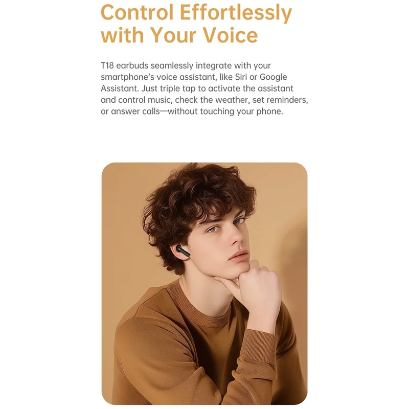 BLACK SHARK T18 TWS Earbuds Wireless Bluetooth-Compatible Headphones with Active Noise Cancelling  /  Touch Control