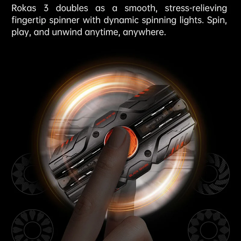 BLACK SHARK Rokas 3 TWS Auricolari Wireless con Doppio Microfono / Cancellazione del Rumore ENC - Nero