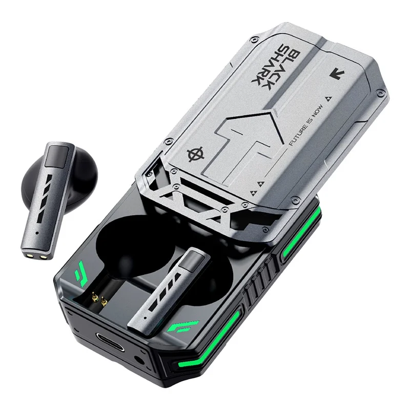 BLACK SHARK T11 ENC Riduzione del rumore Auricolari compatibili con Bluetooth Semi In Ear Bassa latenza Auricolari wireless - Grigio