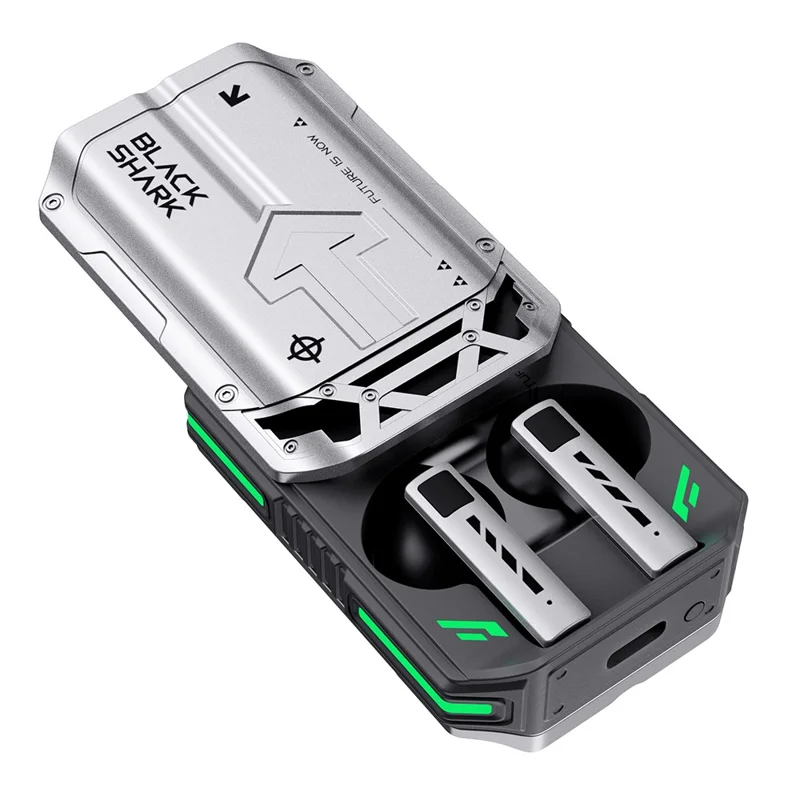 BLACK SHARK T11 ENC Riduzione del rumore Auricolari compatibili con Bluetooth Semi In Ear Bassa latenza Auricolari wireless - Grigio