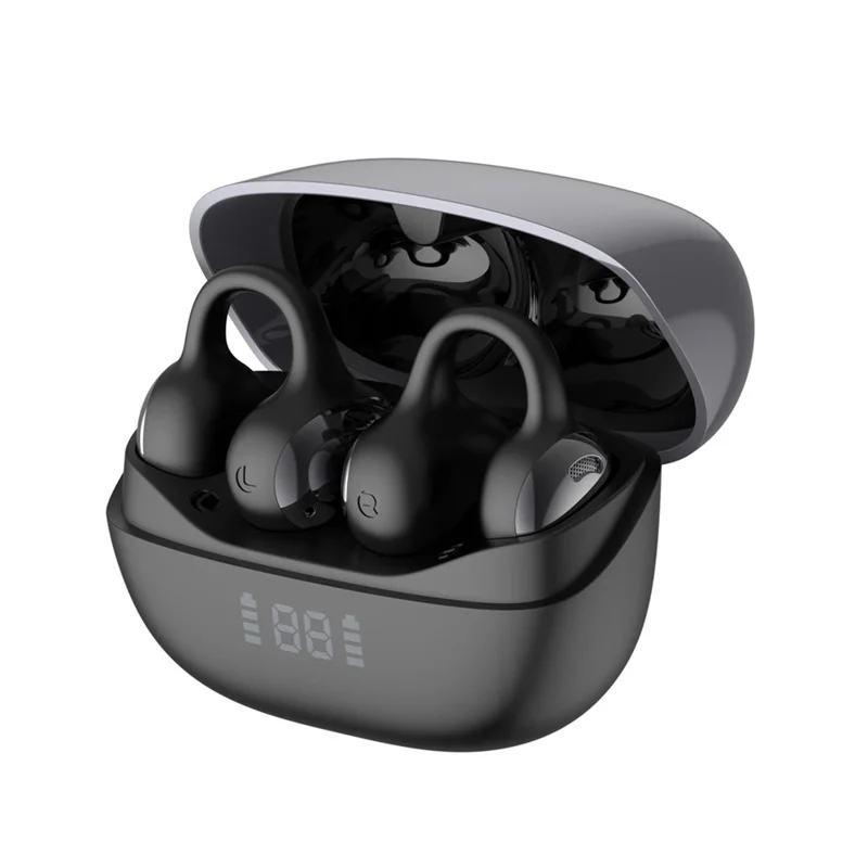 BUDI EP68B Wireless Open Ear Bluetooth-compatible Headphones ENC Noise Cancelling Clip Earbuds