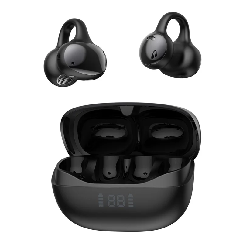 BUDI EP68B Wireless Open Ear Bluetooth-compatible Headphones ENC Noise Cancelling Clip Earbuds