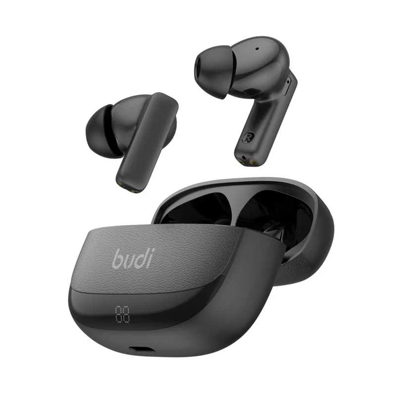 BUDI EP70B ANC + ENC Noise Cancelling True Wireless Earphones Powerful Bass Bluetooth-compatible Earbuds