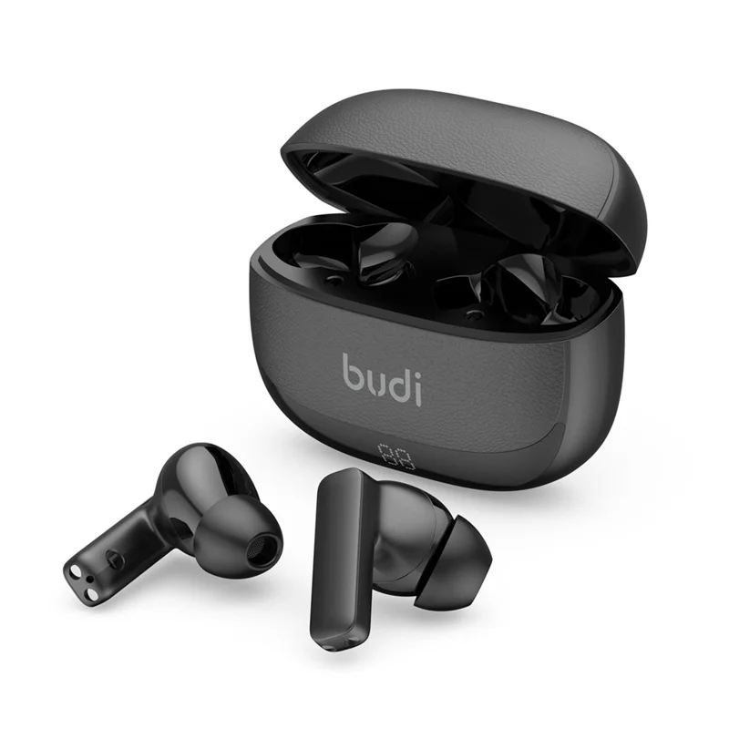 BUDI EP70B ANC + ENC Noise Cancelling True Wireless Earphones Powerful Bass Bluetooth-compatible Earbuds