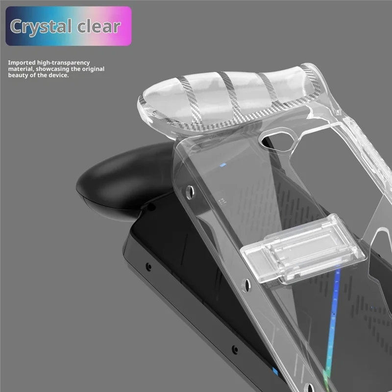 Gennemsigtigt TPU-beskyttelsesetui med stand til Asus ROG Xbox Ally (2025) / Xbox Ally X (2025) spilstyring