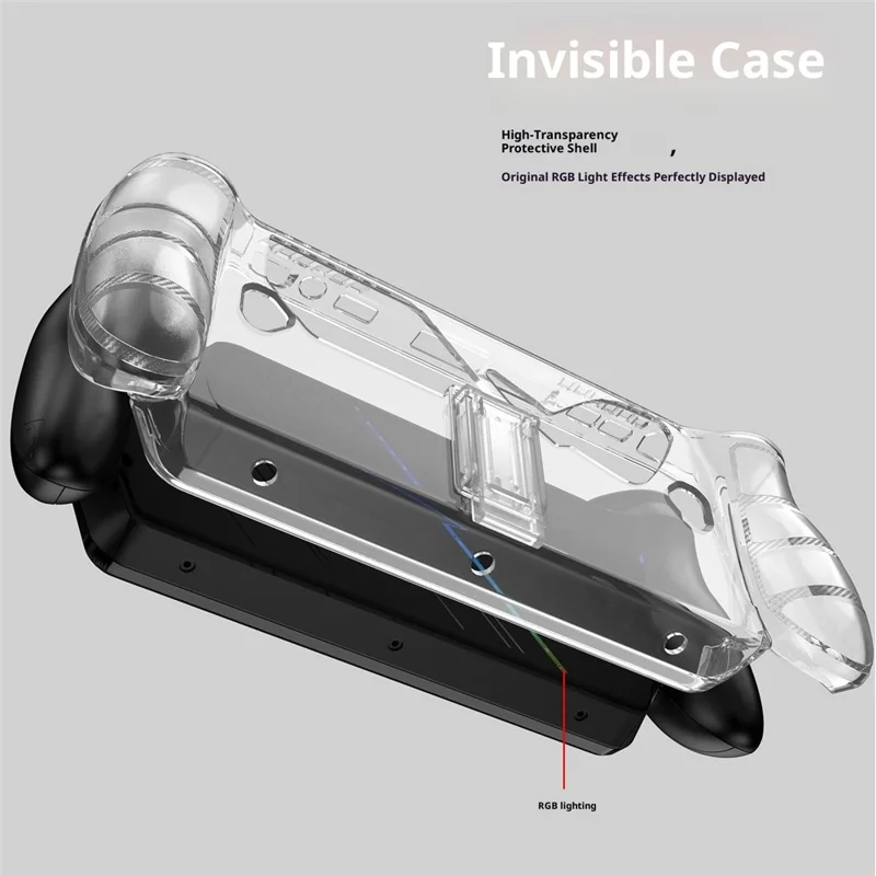 Gennemsigtigt TPU-beskyttelsesetui med stand til Asus ROG Xbox Ally (2025) / Xbox Ally X (2025) spilstyring