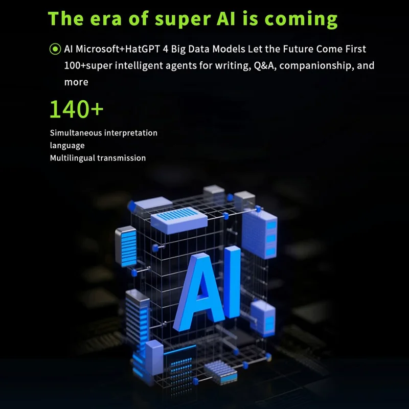 Fones de ouvido sem fio com tela LCD, som estéreo BASS e Bluetooth 6.0 compatível - Preto