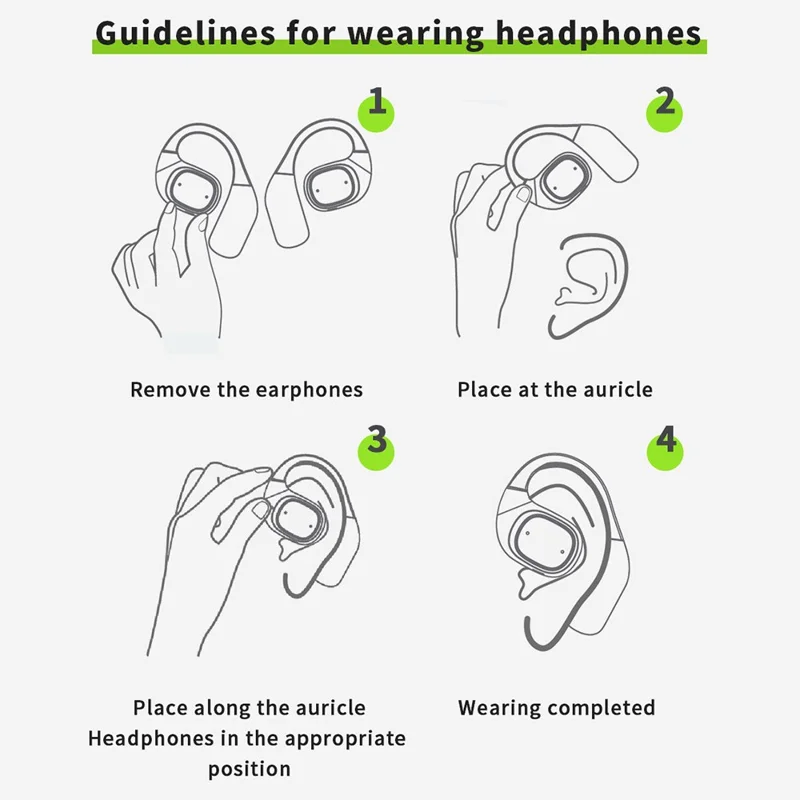 Fones de ouvido sem fio com tela LCD, som estéreo BASS e Bluetooth 6.0 compatível - Preto