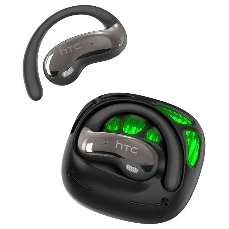 Auricolari wireless sportivi HTC NE30 OWS Bluetooth-compatibili V6.0 con bassi profondi e aperti - Nero