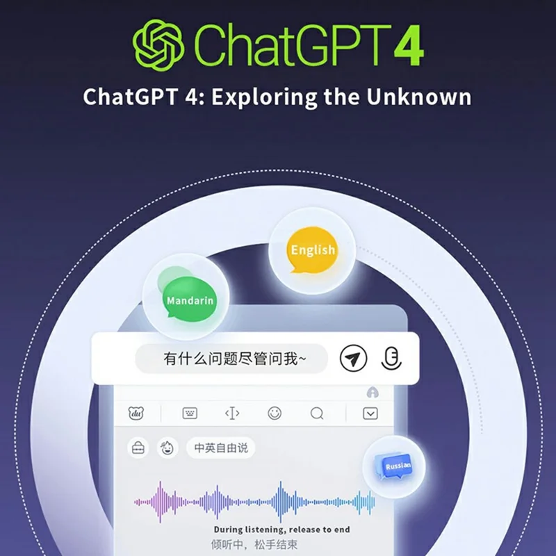 HTC NE32 słuchawki z tłumaczem AI, tłumaczenie w czasie rzeczywistym na 135 języków, wysokiej jakości dźwięk, słuchawki Bluetooth z mocowaniem, fioletowe