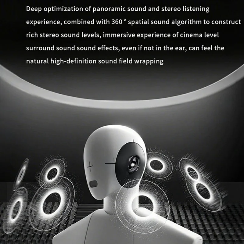 HTC NE32 słuchawki z tłumaczem AI, tłumaczenie w czasie rzeczywistym na 135 języków, wysokiej jakości dźwięk, słuchawki Bluetooth z mocowaniem, fioletowe