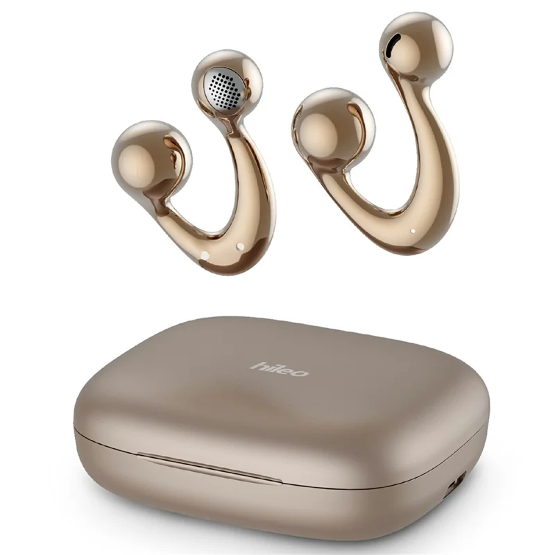 HILEO HI83 Open Ear Bluetooth-compatible 6.0 Earbuds 360 Degree Panoramic Sound Wireless Earphones - Gold