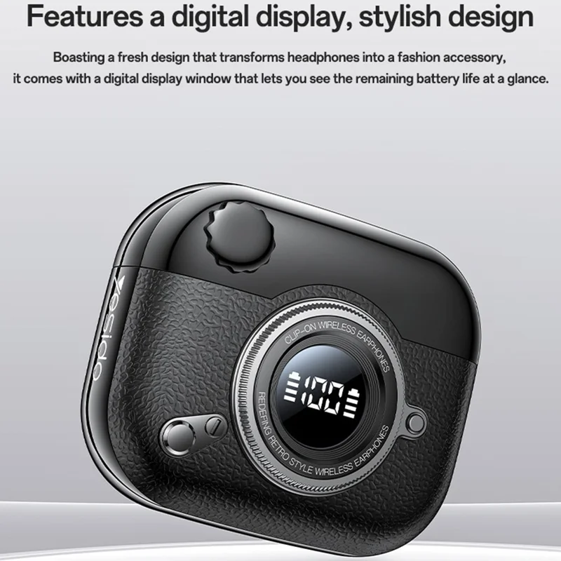 YESIDO YSP31 Écouteurs sans fil Open-Ear à clip Bluetooth compatibles Longue durée de batterie OWS