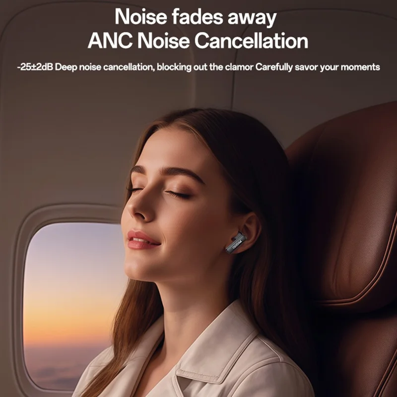 YESIDO TWS40 Bluetooth-Compatible Headphones ANC+ENC Noise Cancellation Wireless Earbuds NTC Temperature Control