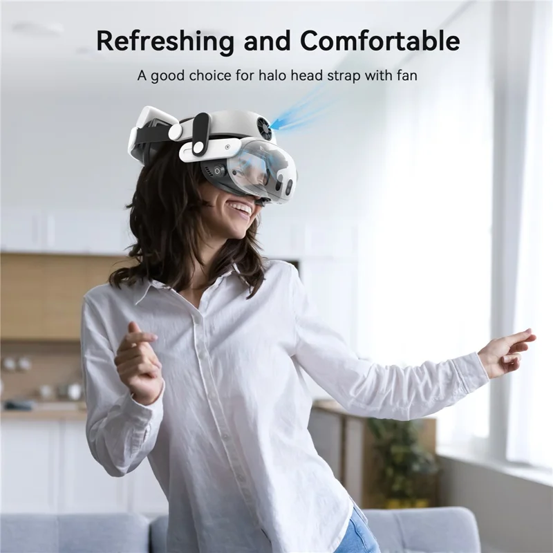 AMVR FC4A voor Meta Quest 3 gezichtsmasker PU-leer + ijszijde vervangbaar gezichtsbedekkingskussen VR-headsetaccessoires