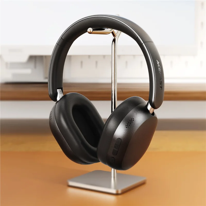 ACEFAST H12 Cancellazione Attiva del Rumore Ibrida Cuffie Bluetooth Cuffie Over-Ear con Microfono / Modalità Basso Latenza - Nero