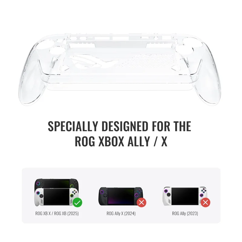 JYS-X159 til Asus ROG Xbox Ally X (2025) / Xbox Ally (2025) gennemsigtig hylster PC beskyttelseshylster