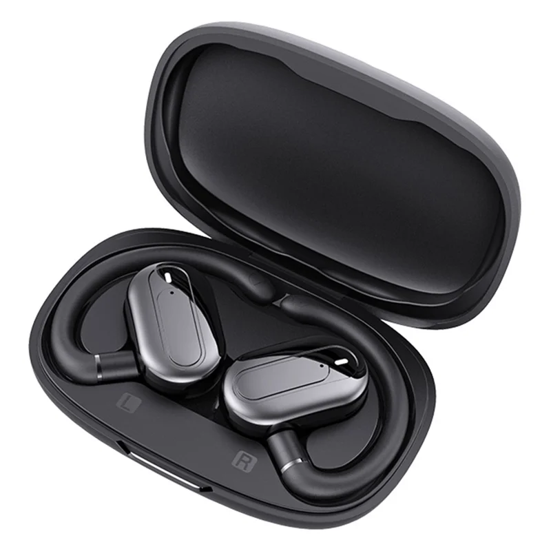 T29 Over-Ear Bluetooth-Compatible Earphones with Noise Reduction Real-Time Transcription AI Multilingual Translation Earbuds - Black