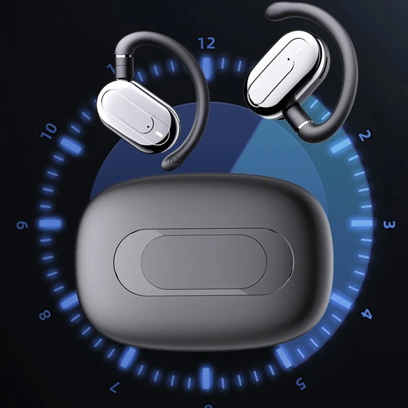 T29 Over-Ear Bluetooth-Compatible Earphones with Noise Reduction Real-Time Transcription AI Multilingual Translation Earbuds - Black