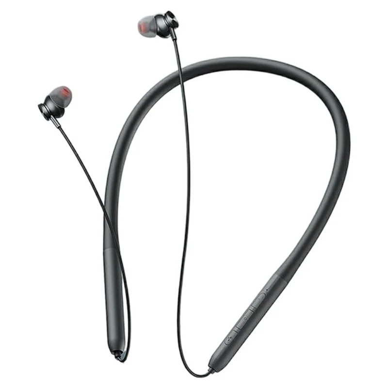 AIGO WJ02 Auscultadores Intra-auriculares com Colarinho Sem Fios Bluetooth com Imã Anti-emaranhamento - Preto
