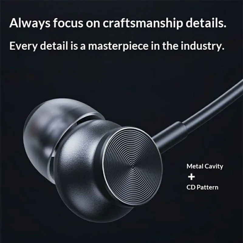 AIGO WJ02 Auscultadores Intra-auriculares com Colarinho Sem Fios Bluetooth com Imã Anti-emaranhamento - Preto