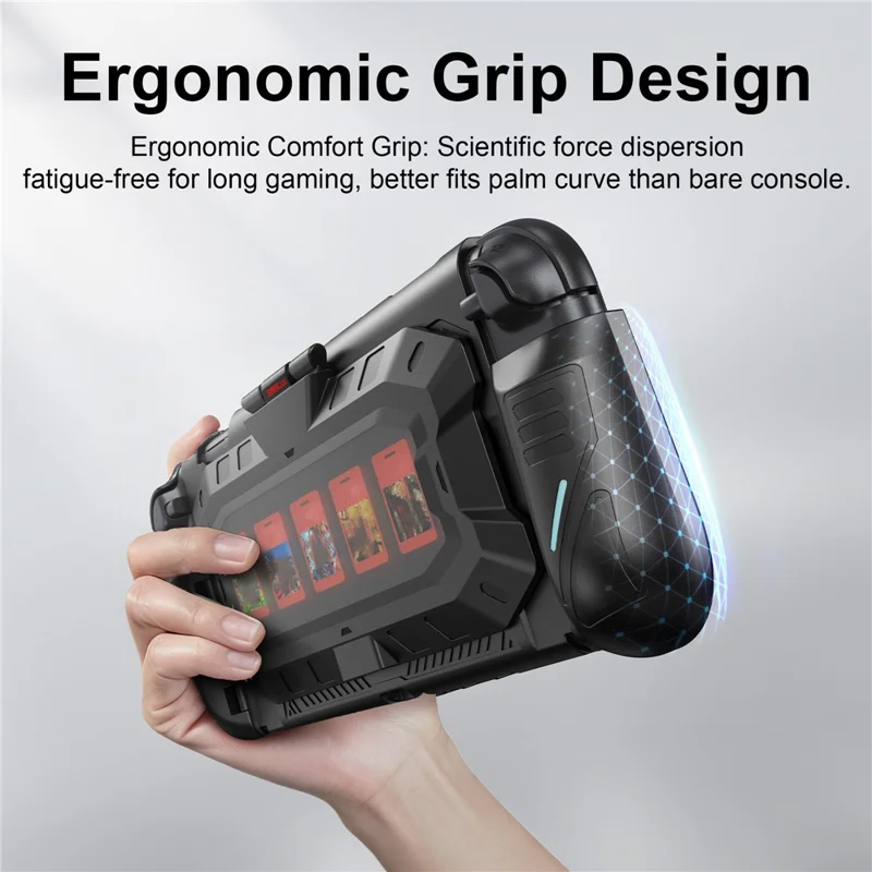 STARTRC GAMES For Nintendo Switch 2 Case TPU+PC Protective Cover with Removable Game Card Storage Back Case Anti-Drop Anti-Scratch