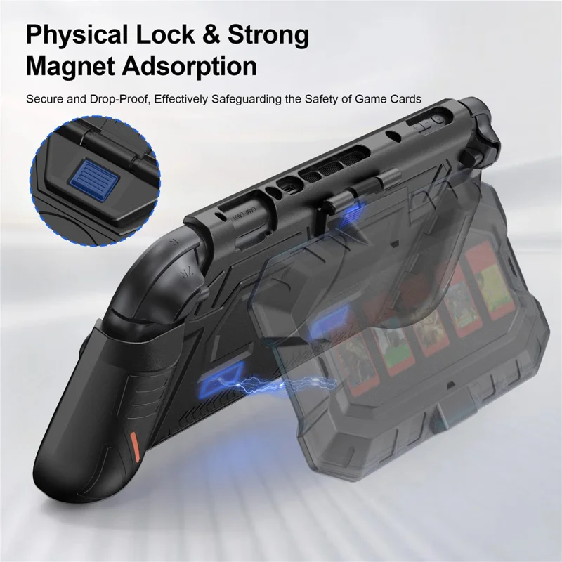 STARTRC GAMES For Nintendo Switch 2 Case TPU+PC Protective Cover with Removable Game Card Storage Back Case Anti-Drop Anti-Scratch