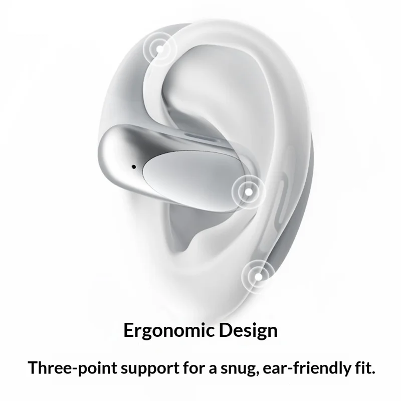 ROCK X916 Bluetooth-Compatible Earbuds ENC Noise Reduction HiFi Sound Ear Hook Earphone