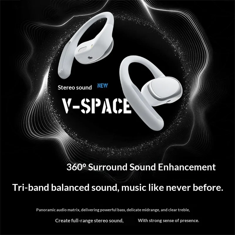 ROCK X916 Bluetooth-Compatible Earbuds ENC Noise Reduction HiFi Sound Ear Hook Earphone