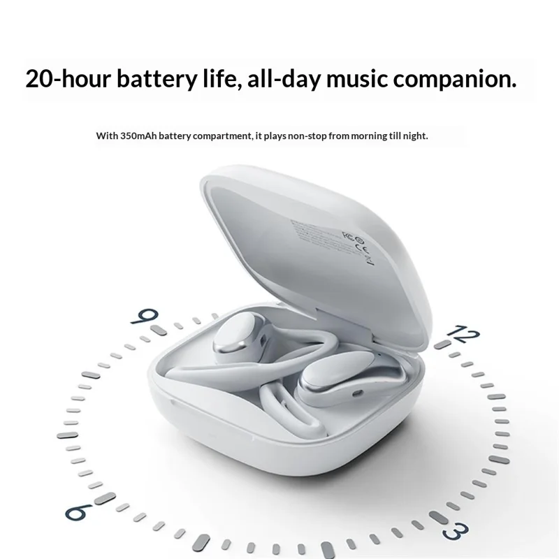 ROCK X916 Bluetooth-Compatible Earbuds ENC Noise Reduction HiFi Sound Ear Hook Earphone