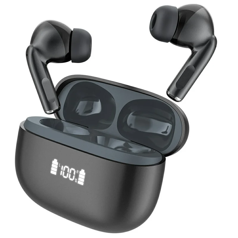 CELEBRAT W72 ANC + ENC Noise Cancelling Bluetooth-compatible 5.4 Earbuds HiFi Audio In-Ear Wireless Earbuds - Black