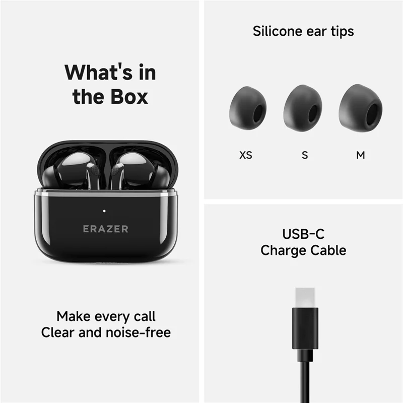 LENOVO ERAZER XT89PRO In-Ear True Wireless Bluetooth-Compatible Headphones HD Sound Comfortable Earbuds For Daily Commute
