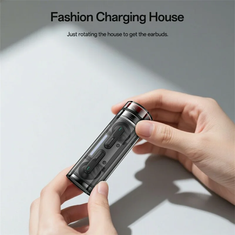 YESIDO TWS39 Wireless Earbuds Bluetooth-compatible 5.3 Semi In-Ear TWS Earbuds with Dual ENC Noise Cancellation Mic